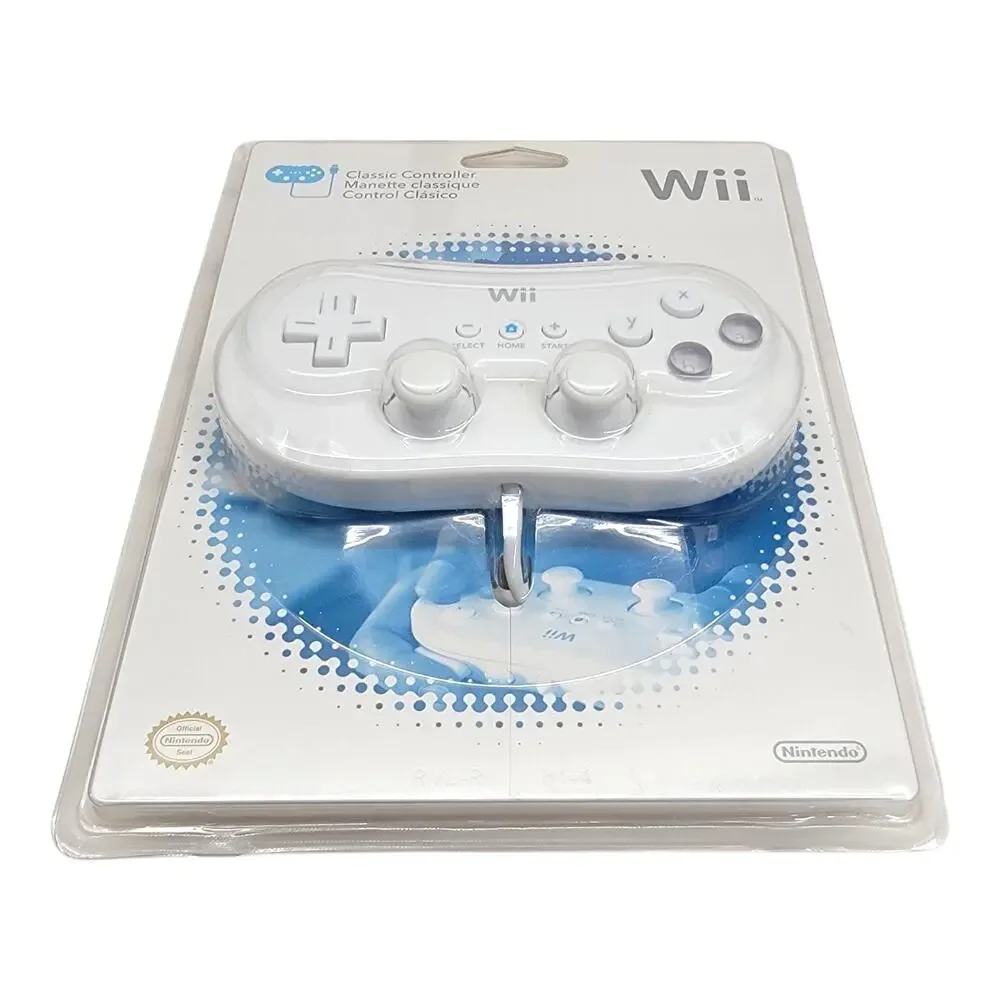 Official Nintendo Wii Classic Controller White RVL-005 OEM Brand New Sealed